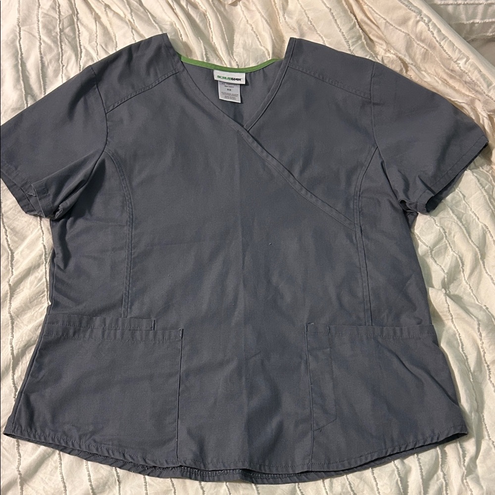 Scrubstar Women's Gray Tunic Top